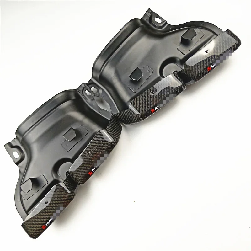 For Carbon Fiber Rectangle Exhaust Muffler Pipes Tips For Benz C/ E/ S/ CLA/ CLS/ GLC/ GLE/ GLS-Class