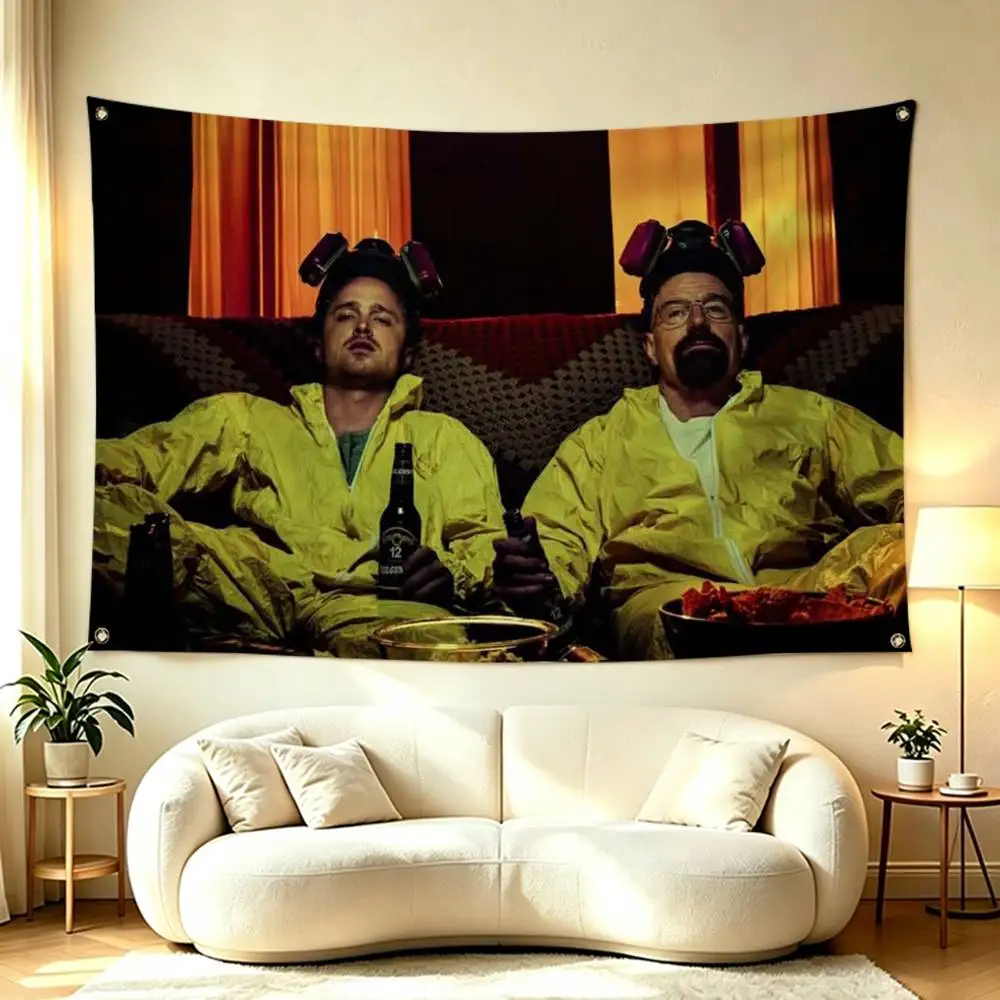 B-Breaking B-Bad  Flags for Bedrooms Home Decor Items Outdoor Decors Garage Decoration Flaga