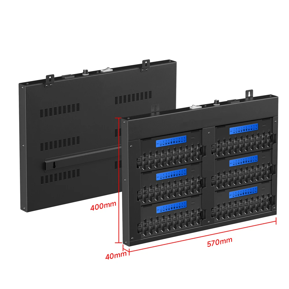 PALO 60 Slots 1.2V AA Battery Charger LCD Smart Fast Charger For 1.2V AA 2A NI-MH NI-CD Rechargeable Battery Quick Charger