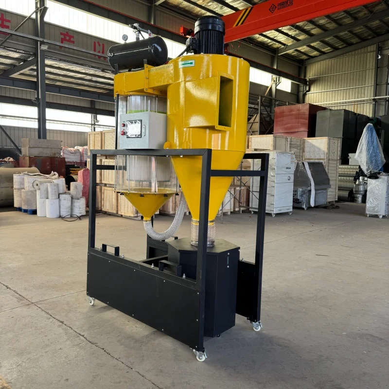 Low-Maintenance Dual-Stage Cyclone Dust Collector for Wood Workshop Sawdust Removal