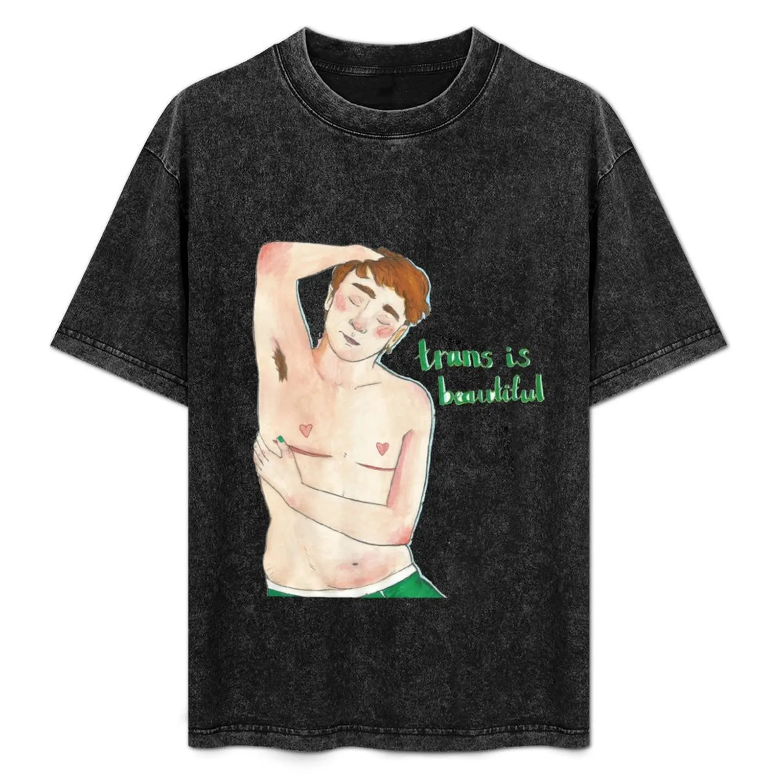 

Trans Is Beautiful T-Shirt plus sizes essential t shirt vintage anime shirt T-shirts for men cotton