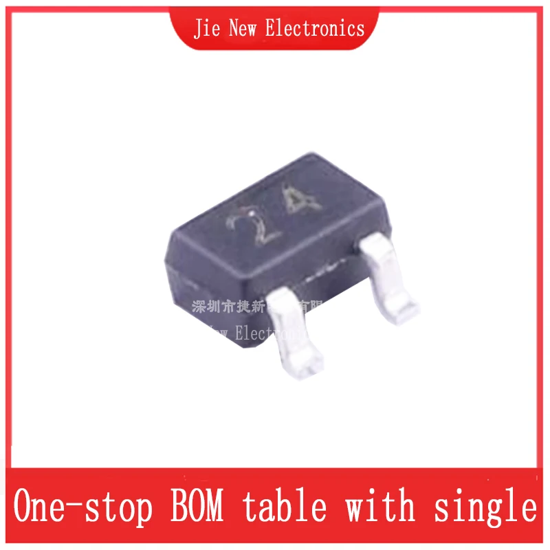 SMD 트랜지스터, DTC144TE, DTC144EE, DTC144EA, DTC114YUA, DTC114EUA, DTC143EUA, DTC123YUA, DTC143ZUA, DTC113ZUA, DTC113ZUA, SOT-323, 100 개