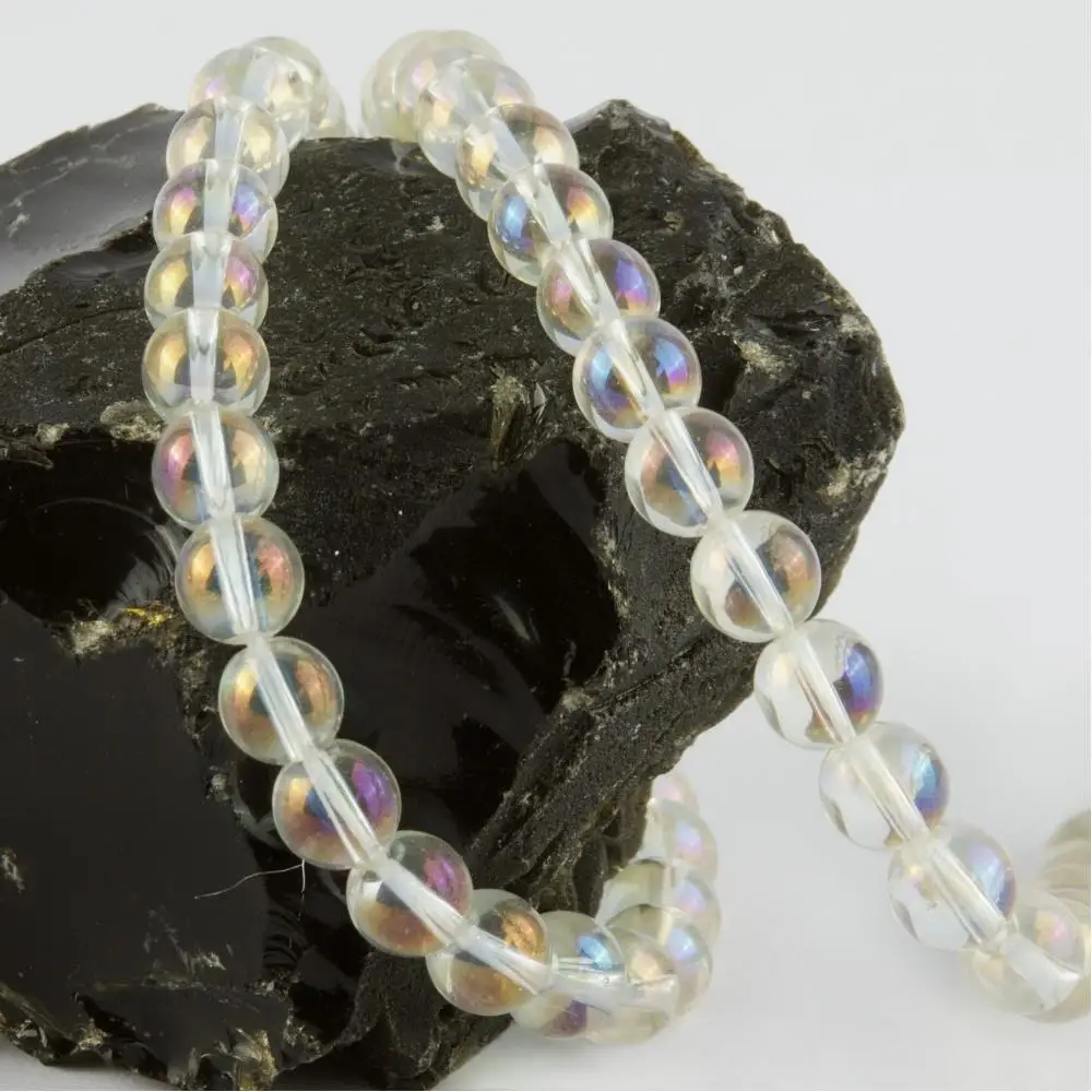 8 mm Polka Dot Quartz Stone