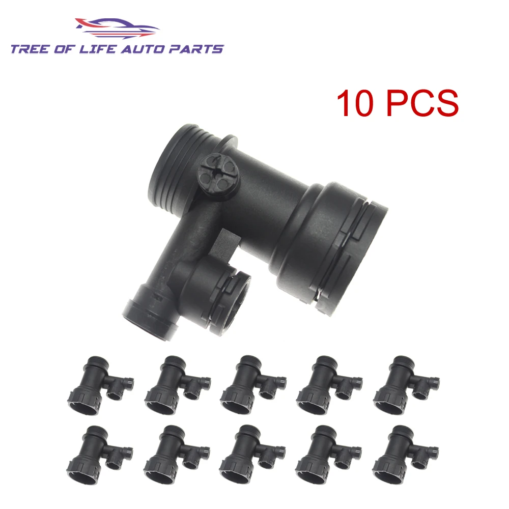 

1/2/5/10x NW32/12-0 ° Верхний соединительный фланец шланга охлаждающей жидкости радиатора двигателя для BMW 3 серии E46 1998-2005 M47N 11532249778