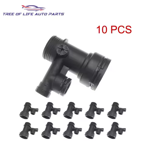 1/2/5/10x NW32/12-0&deg; Upper Engine Radiator Coolant Hose Connector Flange For BMW 3 Series E46 1998-2005 M47N 11532249778