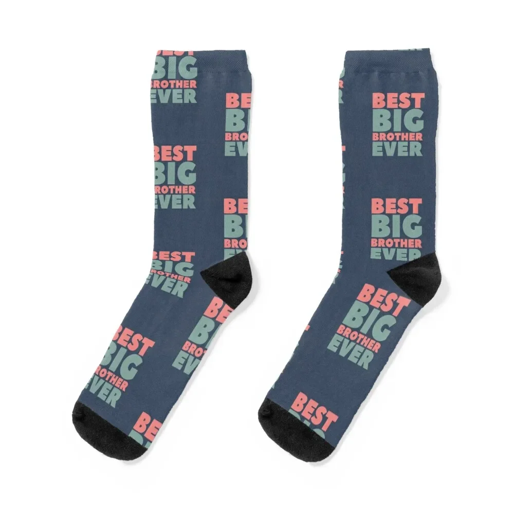 

Best Big Brother Ever Socks Non-slip crazy essential Socks For Man Women's