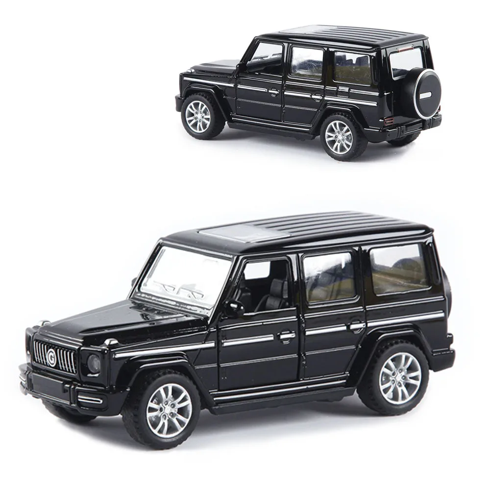 1/36 G63 SUV Alloy Car Model Diecast Kids Pull Back Car Toys Simulation Off-road Vehicle Car Model Collection Gift Cake Ornament