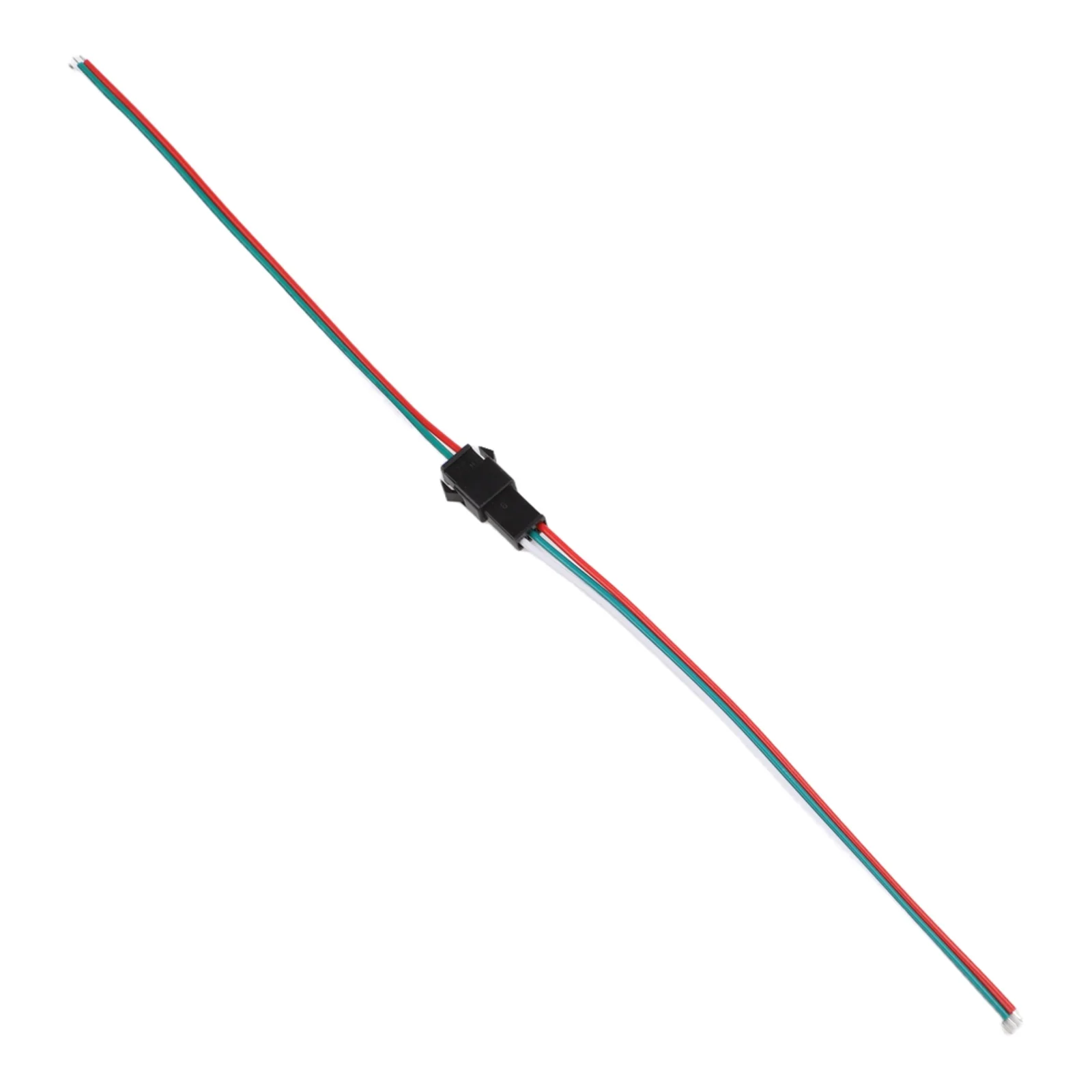 Comprehensive Package of For JST SM 3Pin Connectors Includes 30Pairs with Conveniently Sized Wires for LED Lighting