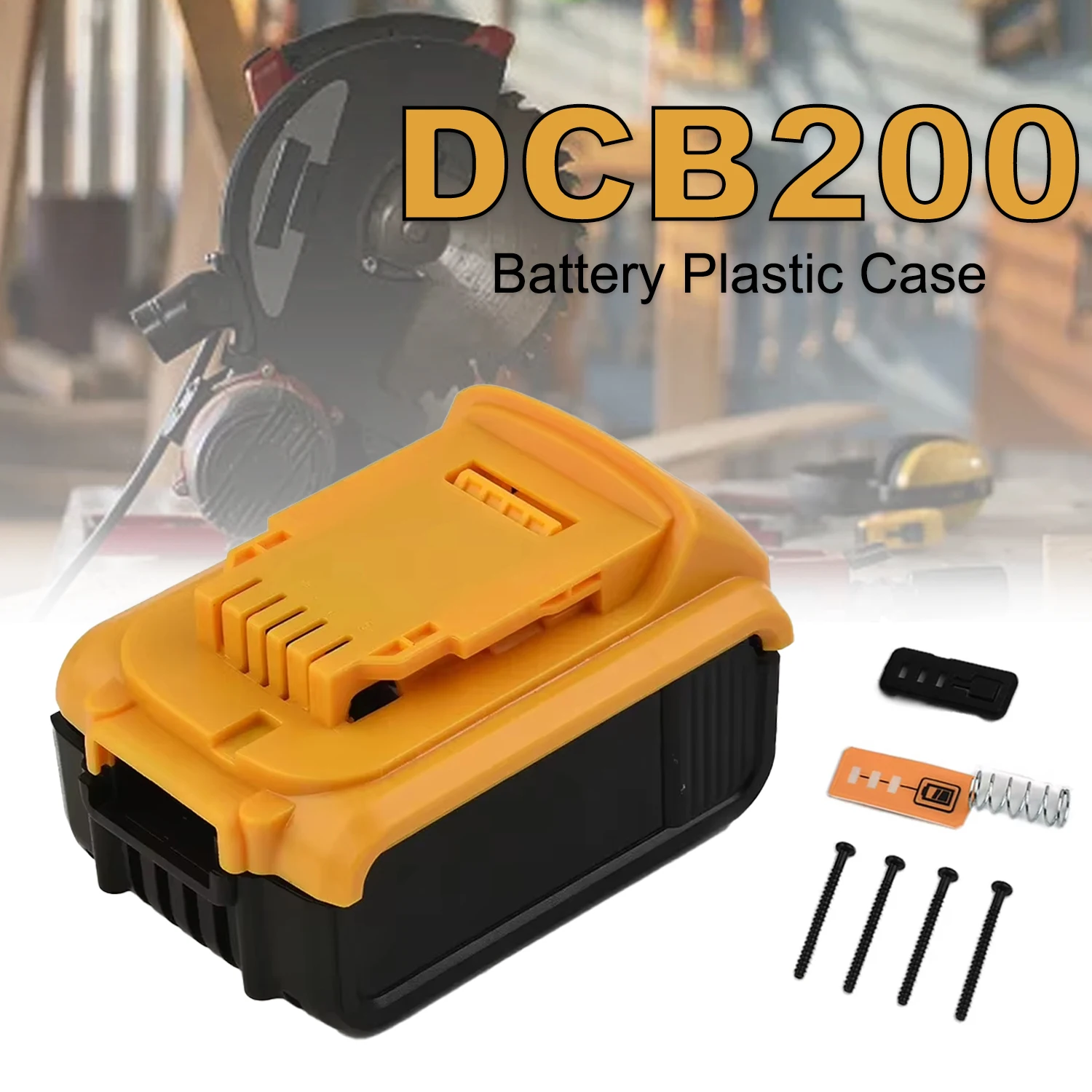 

DCB200 аккумулятор пластиковый корпус печатная плата защиты печатной платы для электроинструмента 18 В 20 В пластиковый корпус вложенность собрать батареи