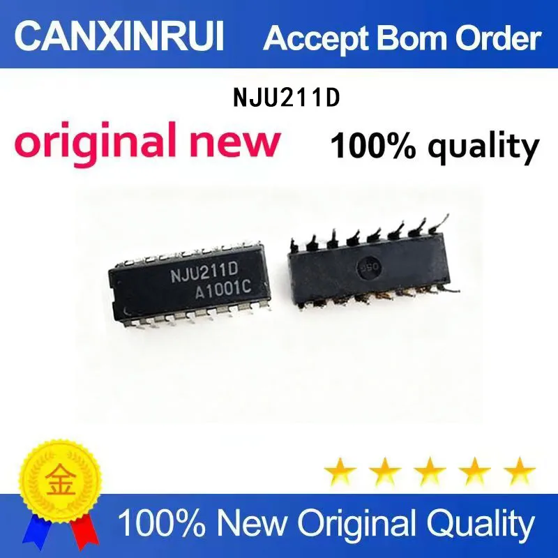 (5-100 Pieces) Brand new original NJU211D DIP-16 spot chip IC