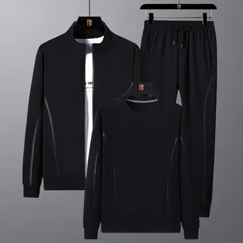 10 best sales Tracksuit men set 3 piece - №6