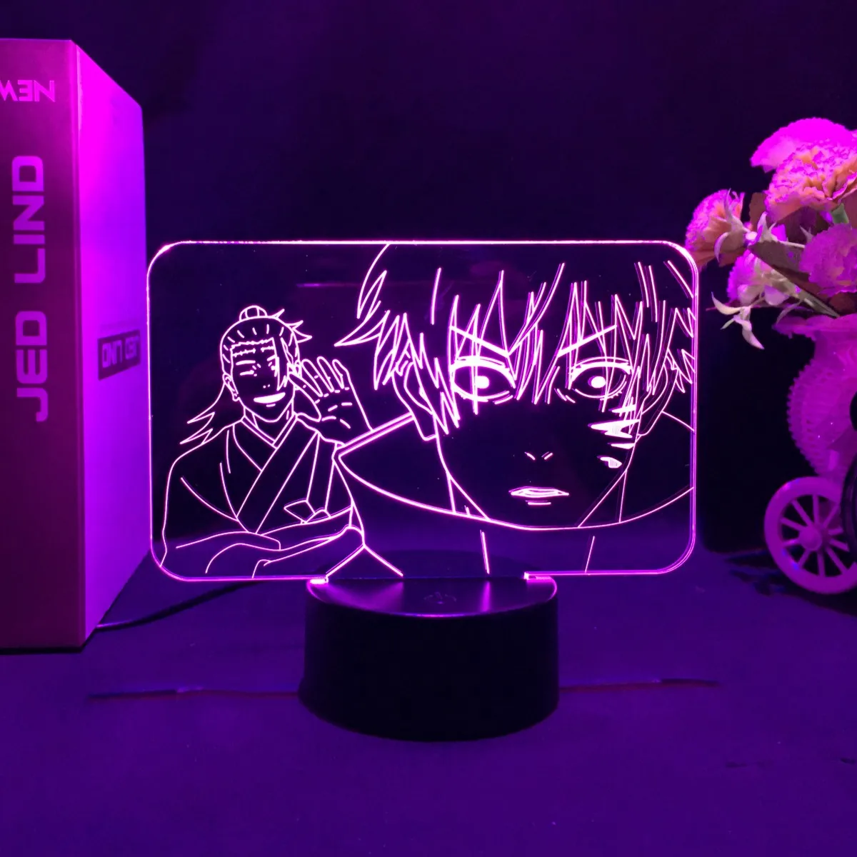 Led Light Anime Jujutsu Kaisen Yuji Itadori Ryomen Sukuna Gojo Satoru for Child Bedroom Decor Lighting Birthday Gift