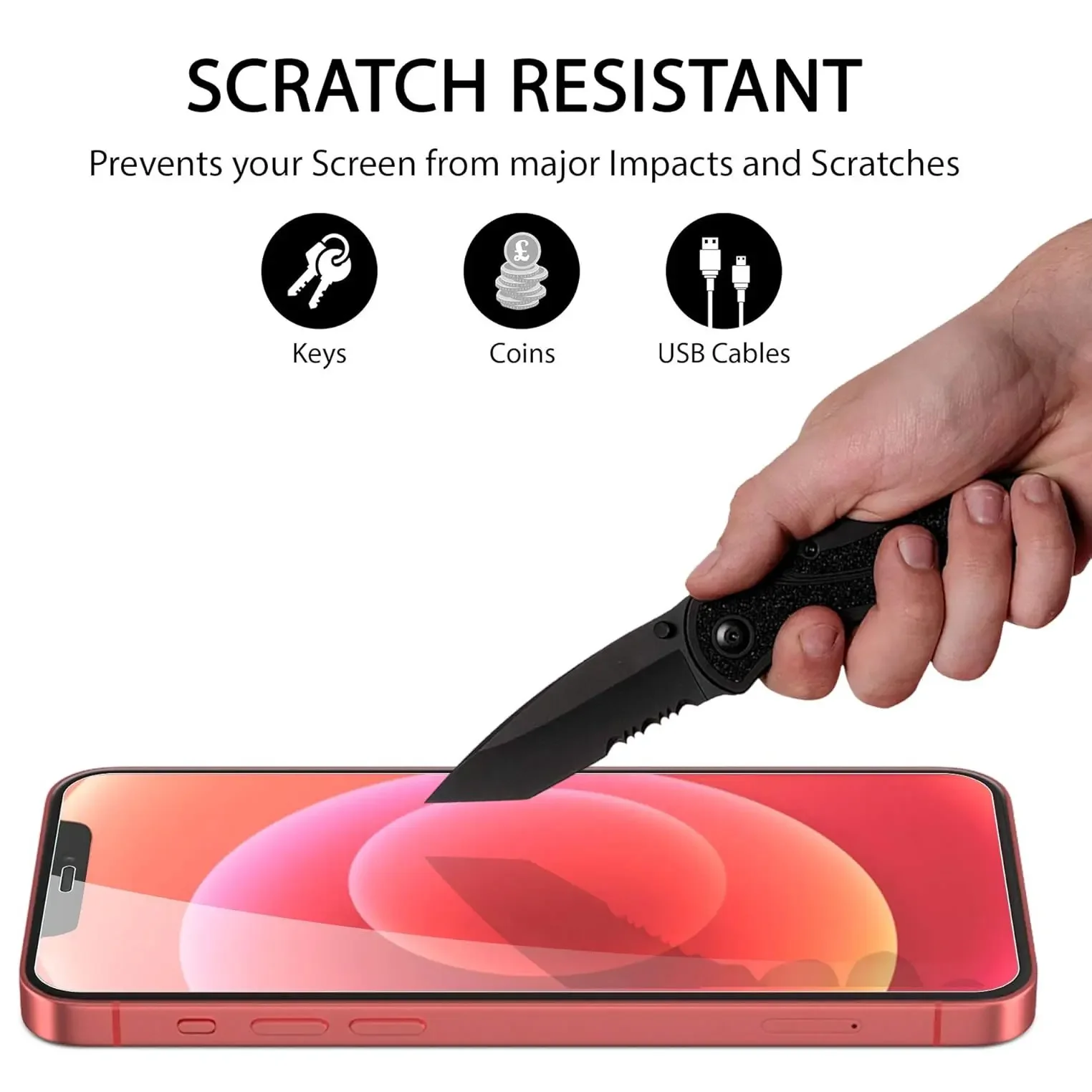 5pcs Screen Protector Protective Glass For iPhone 15 Pro Max 14 13 12 11 7 8 Plus iphone X XR XS Max Mini Full Tempered Glass