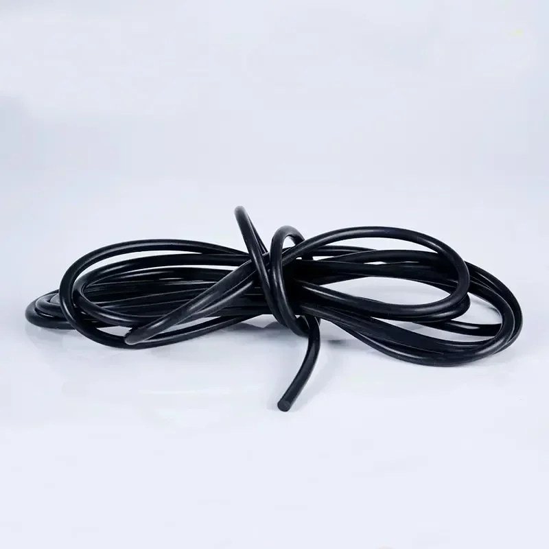 قطر 1 ~ 25 مللي متر أسود مستدير الصلبة سيليكون قطاع الحبل قضيب بار سيليكون طوقا تقليم شريط عازل يا حلقة ارتفاع درجة الحرارة مقاوم للماء