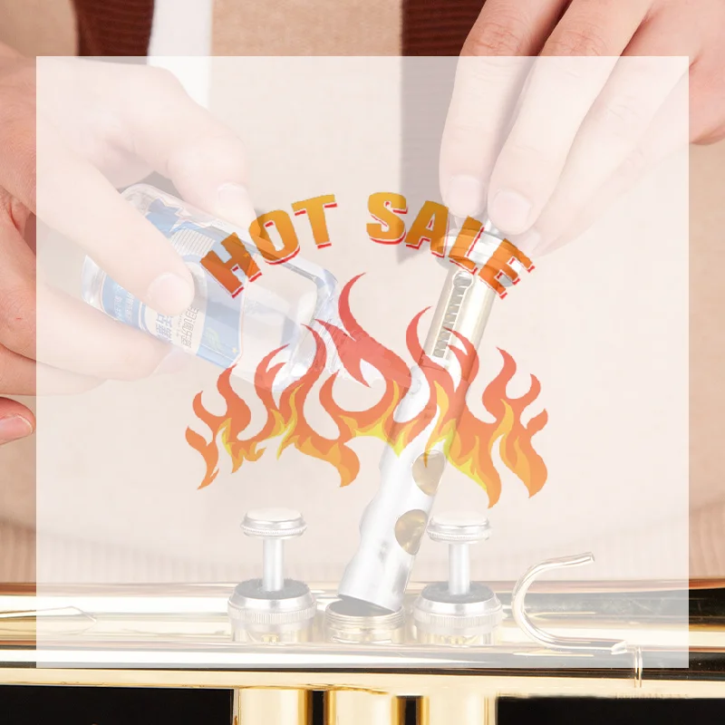 30/50 مللي صمام زيت تشحيم العناية تنظيف أدوات نحاسية متينة زيت المكبس للناي الكلارينيت كورنيه بيكولو البوق المزمار