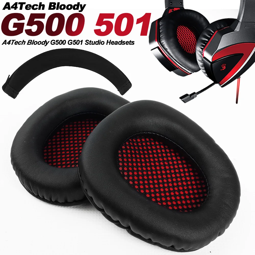 

Замена для A4Tech Bloody G500 G501, амбушюры, запасные части, аксессуары, наушники, амбушюры, сетчатая пенопластовая кожа