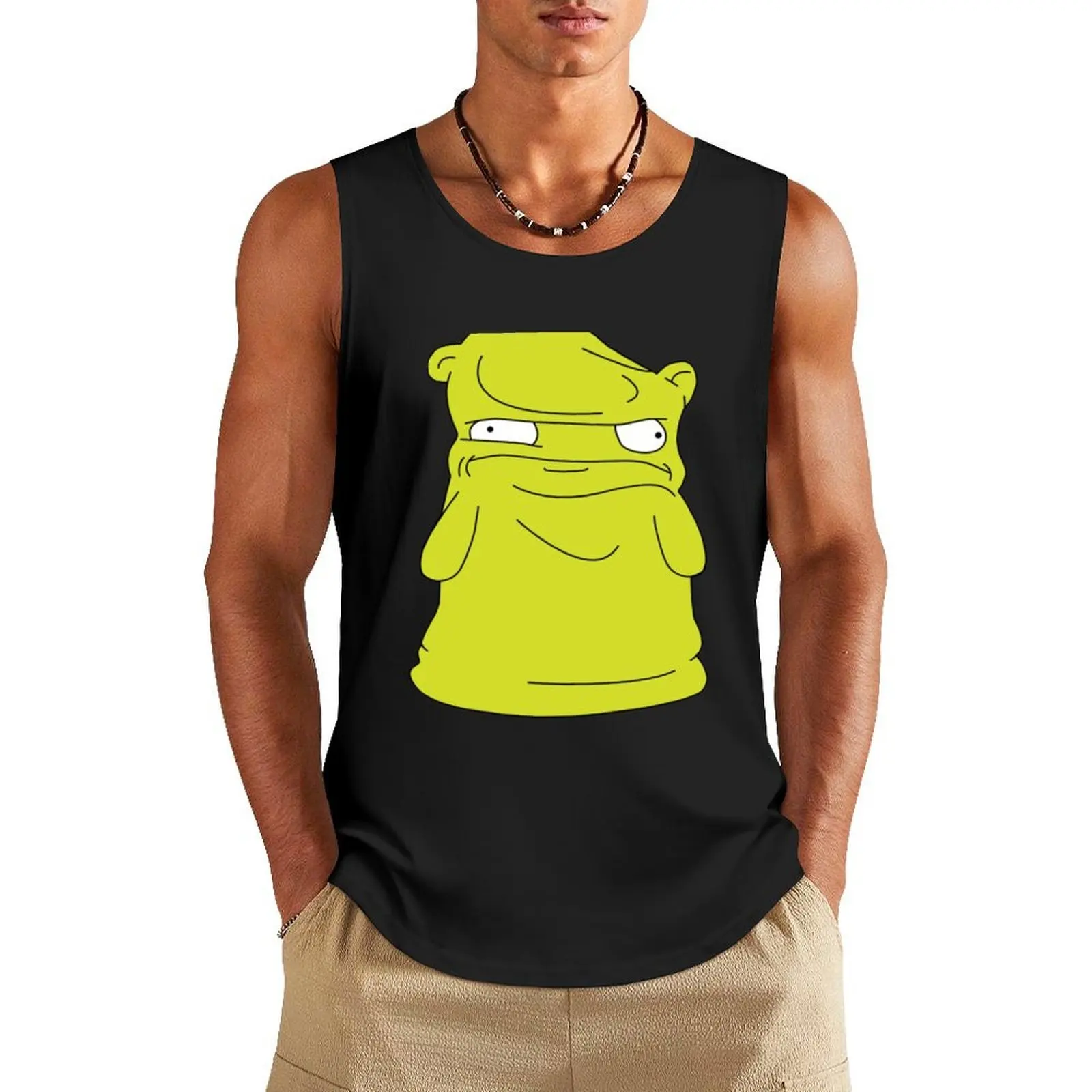 

BAD KUCHI KOPI Tank Top Men sleeveless tee Man gym clothes gym training accessories