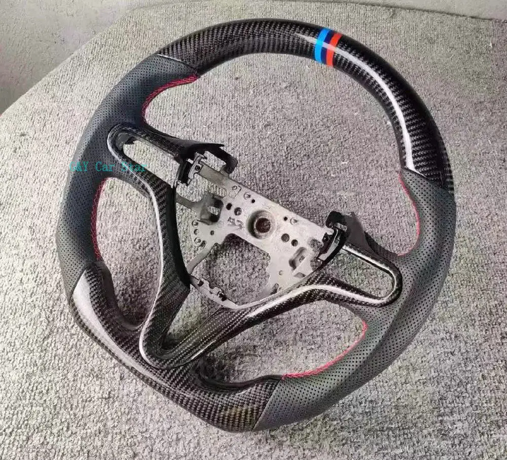 Customized 100% Carbon fiber Car Steering Wheel For 8 Generation Honda CIVIC 8TH FIT CITY