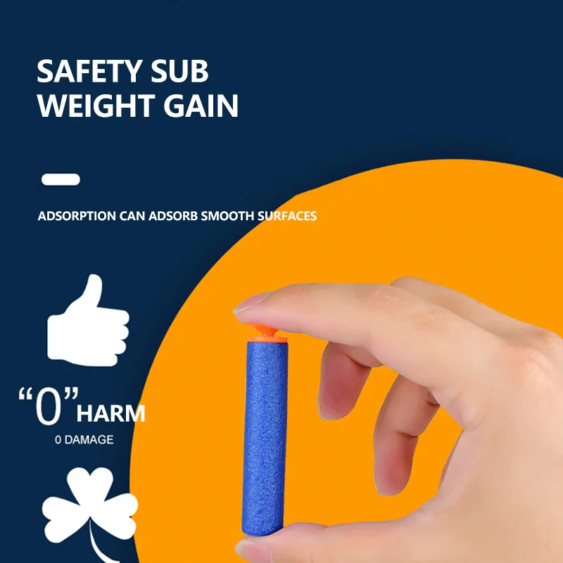 لعبة مسدسات الرغوة للأطفال، لعبة إطلاق الرصاص الناعمة لبنادق Nerf مع أسطوانة دوارة أوتوماتيكية مكونة من 6 فتحات، للاستخدام الداخلي والخارجي #4