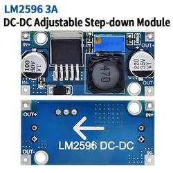 LM2596 DC to DC 벅 컨버터, 3.0-40V-1.5-35V 스텝 다운 전원 공급 장치 모듈, 3A 조정 가능한 스텝 다운 모듈 전압 조정기