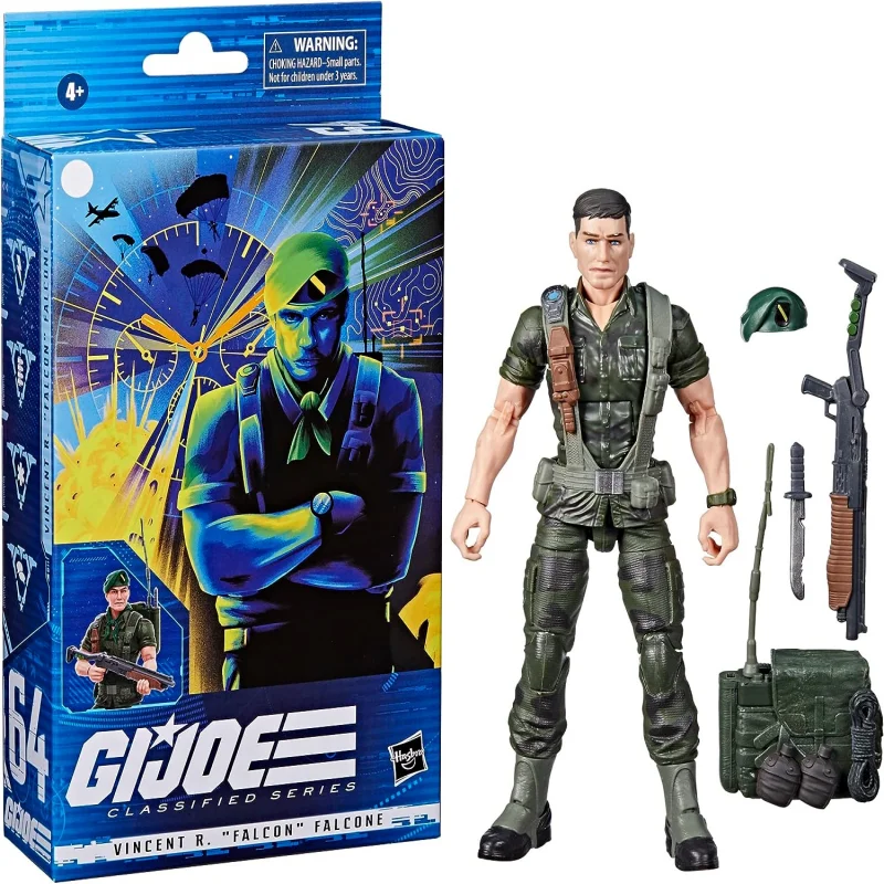 In Stock Original G. I. Joe Classified Series Vincent R. Falcon Action Figure Collectible Premium Toy 6-Inch-Scale