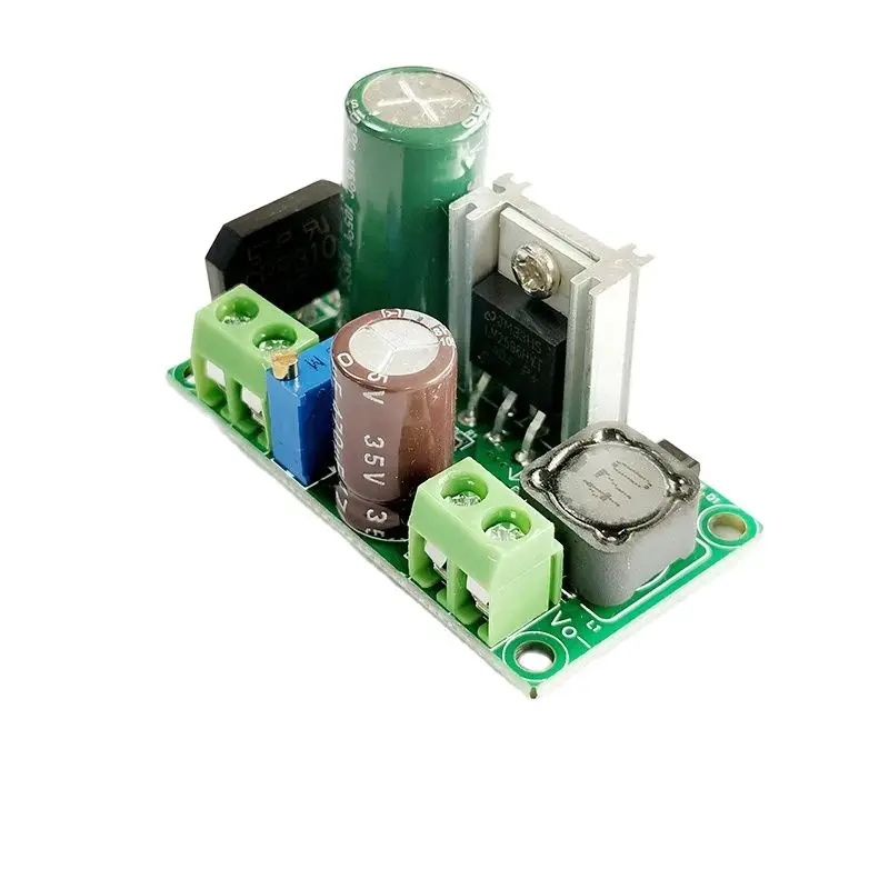 Low voltage AC-DC step-down power supply module DC-DC adjustable voltage stabilizing power supply LM2596HV module