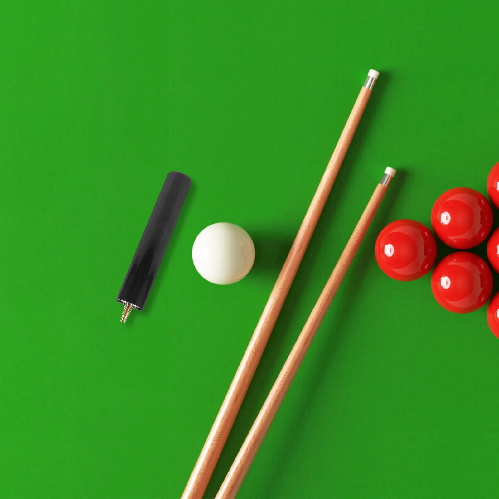 

Cue Extender for Snooker and Pool Universal Pool Cue Extension Rod Easy Attachment Small Head Design for Better Shot Control