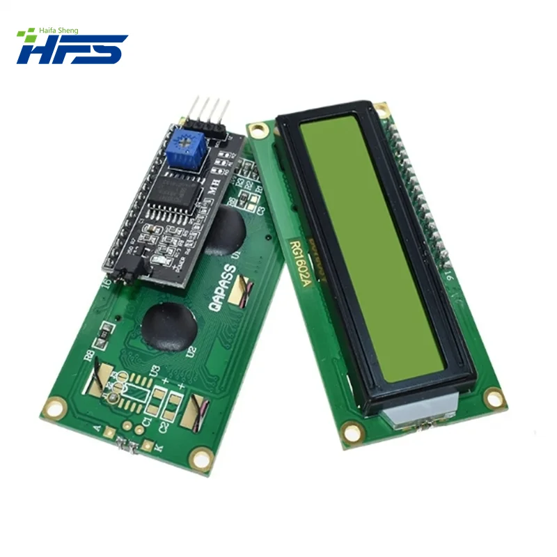 Lcd1602 Lcd Module Blauw Scherm Iic/I2c 1602 Voor Arduino 1602 Lcd Uno R3 Mega2560 Groen Scherm