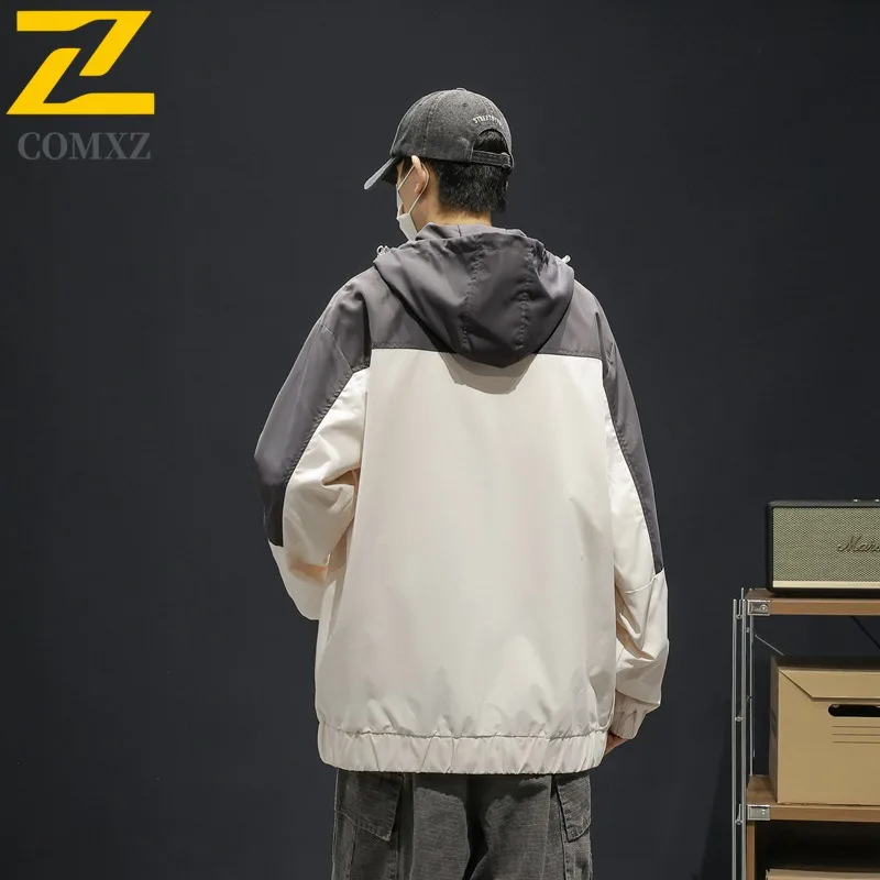 

Men's Spring Fall Softshell Jacket Windproof Waterproof Hooded Outdoor Coat Hiking Sports Parka Stretch Fit Camping Fishing 2025