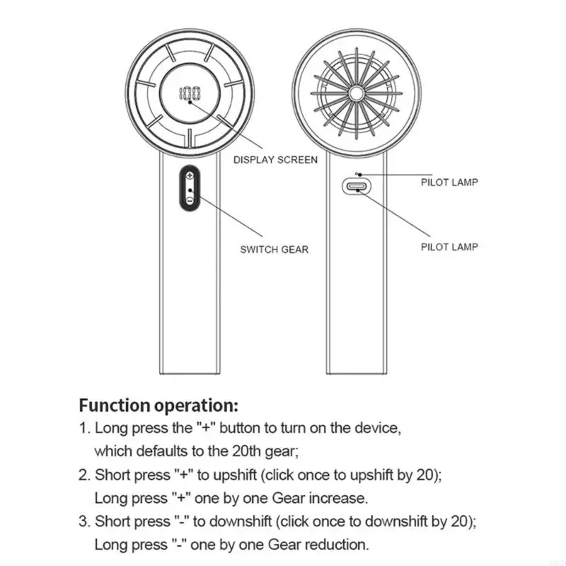 USB -вентилятор вентилятор Раствор для кармана охлаждения