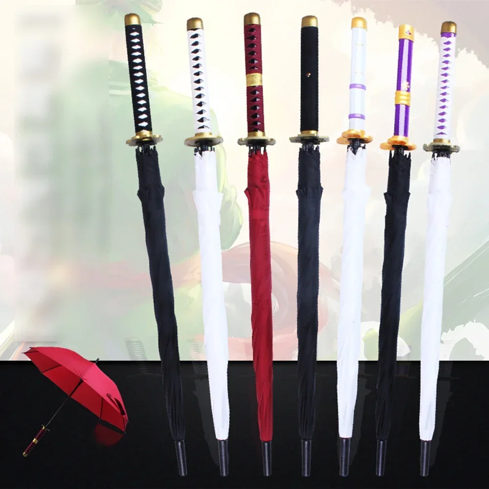 Anime Imitation Sword Umbrella Sword Handle Umbrella Binary Long Handle Kiryu Manba Cosplay Props Gear Umbrella