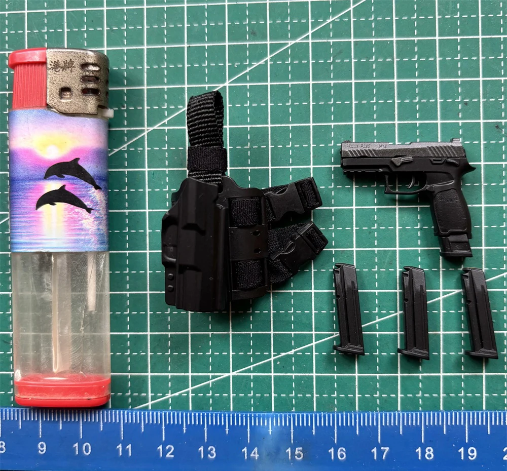 

For Sale 1/6th Easy & Simple ES GA1010S SAS The Secondary Weapons P320 Black Holster PVC Material Not Real For 12" Figure DIY