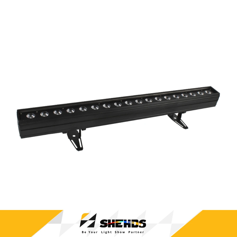 SHEHDS شحن سريع 18x18 واط RGBWA UV 6in1 عمود إضاءة Led غسالة ضوء المرحلة جدار غسل مصباح لحدث الزفاف ملهى ليلي مسرح المرحلة