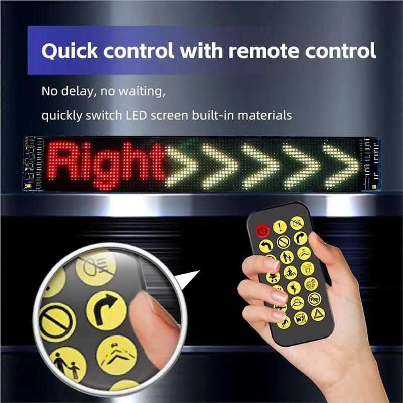 A63K-Flex Matrix LED Display-For Dynamic Visuals& Enhanced Ambient Lighting-20X64 Vibrant Light Configuration Ambiance