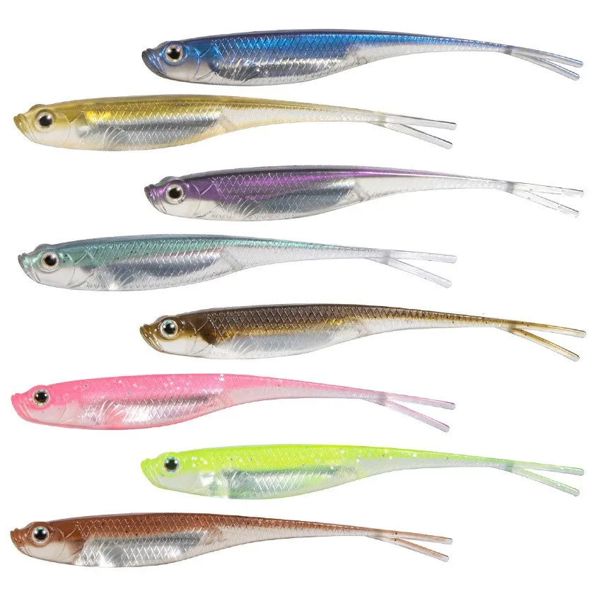 

Fork tail soft bait soft fish bionic bait far into the sea fishing root fishing bass crucian carp false bait