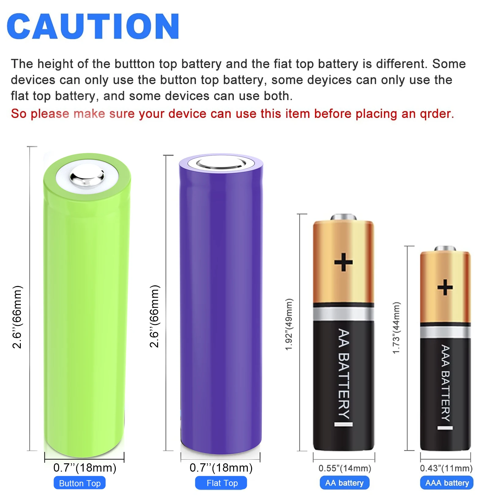 New 100% Original 18650 Battery  3.7V 1200mAh Lithium Rechargeable Battery Discharge 20A Max 35A Power Batteries