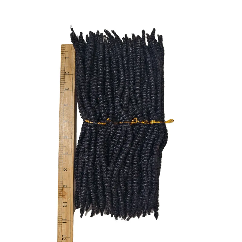 Весенние вязанные крючком волосы, 100% человеческие пушистые волосы, плетение натуральных волос, подходят для женщин, быстрая доставка