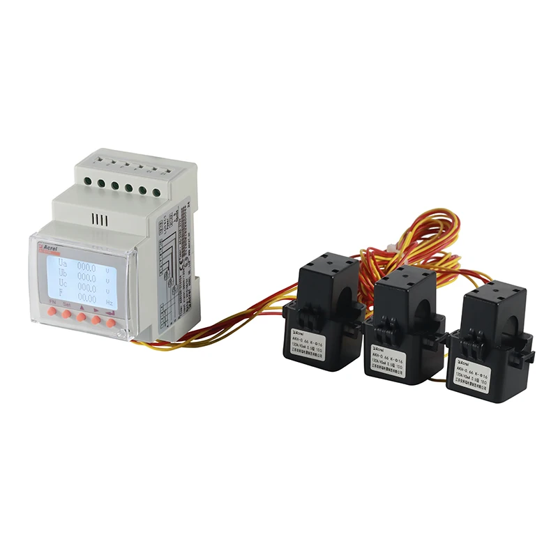 Acrel 3 Phase Energy Meter ACR10R-D16TE4 380V 120A Input Din Rail Zero Export Power Meter for Photovoltaic Solar System