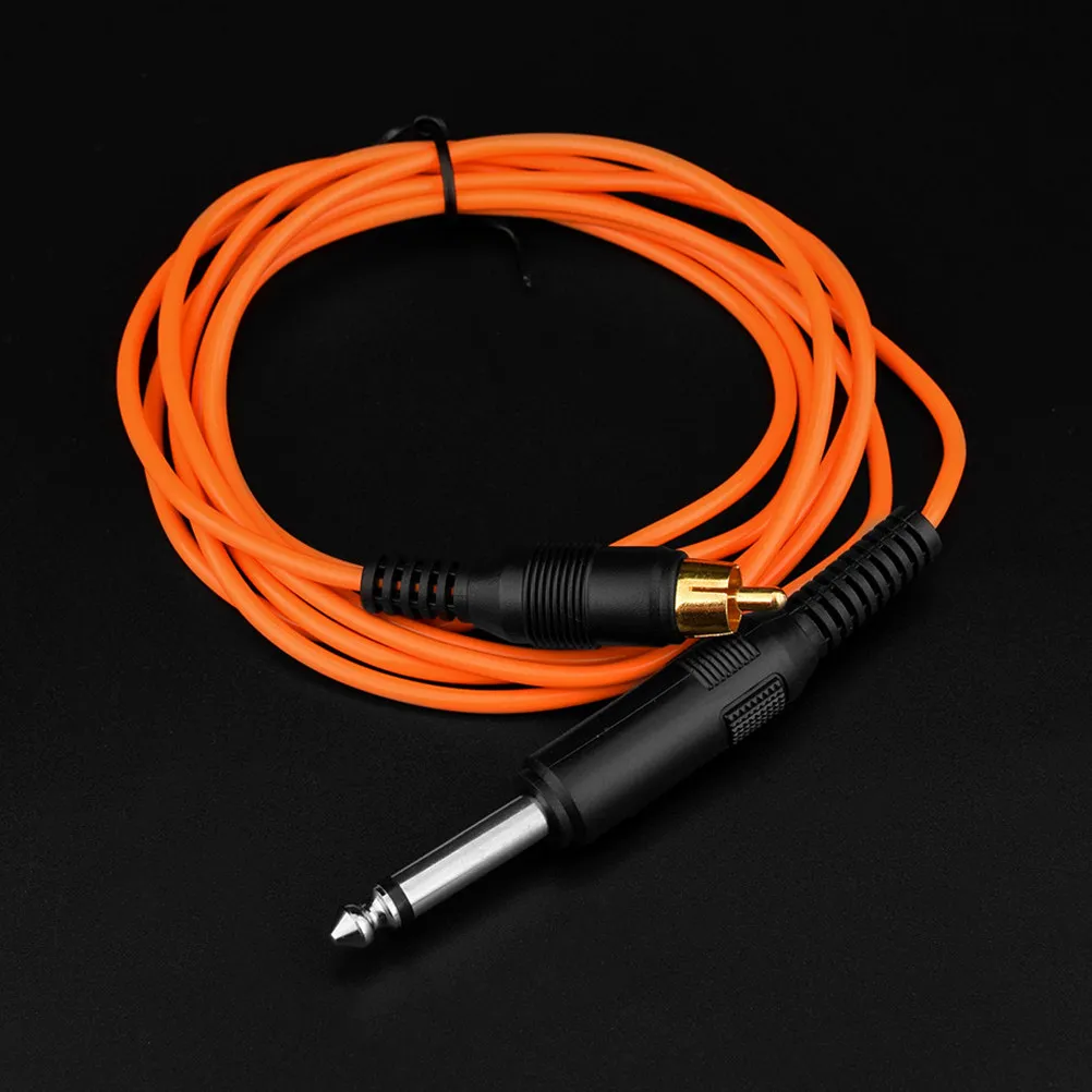 1.73m Clip Cord Machine Hook Line Orange Power Cable Pure Copper Wire Low Consumption Machine Clip Cord Hook Line