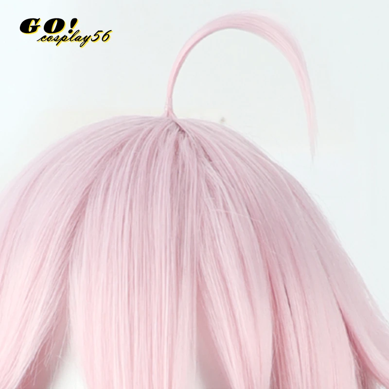 Virtual Singer IA parrucca Cosplay Aria on the Planetes rosa 150cm capelli lunghi intrecciati lisci VTuber Youtuber Live Girls gioco di ruolo