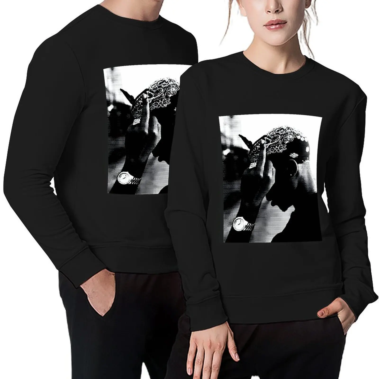 

Tupac Shakur art Pullover autumn jacket men korean autumn clothes men wear winter clothes winter man sweatshirt