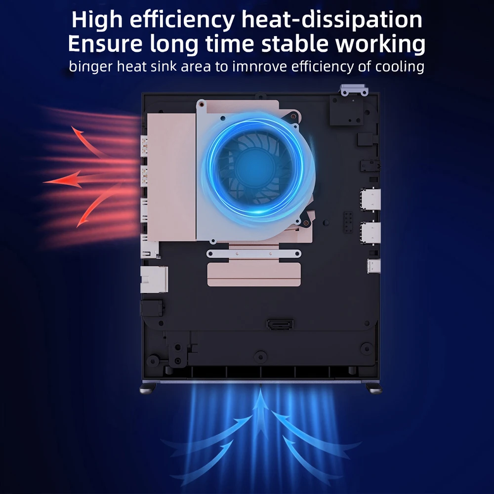 Trans peed Mini-PC Windows 11pro Intel UHD-Grafik i9-11900H i7-12650H Wifi6 BT 5,2 LAN 1000m 1TB Gaming-Computer HD 2,0 Mini-PC