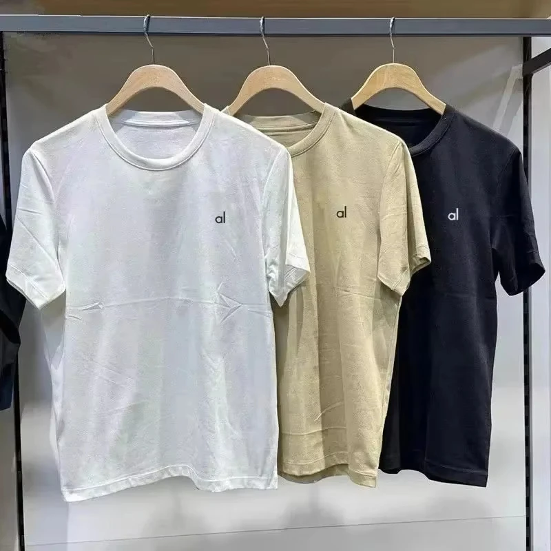 

2025 Fashion Light Luxury Trend Brand Men's and Women's Cotton T-Shirt Short Sleeve Al Printing T-Shirt Y2k Streetwear Top