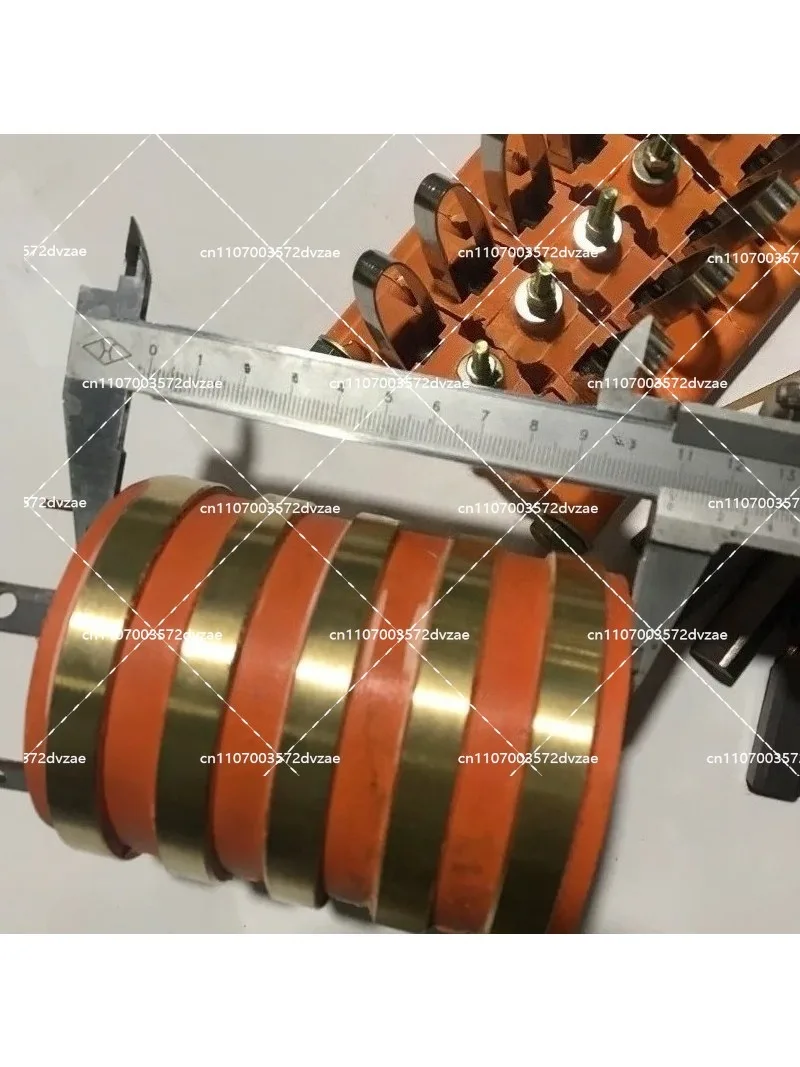 5-Way Conductive Slip Ring Assembly Inner Diameter 35-50mm Outer Diameter 90mm Height 110mm Collector Ring for Industrial Use