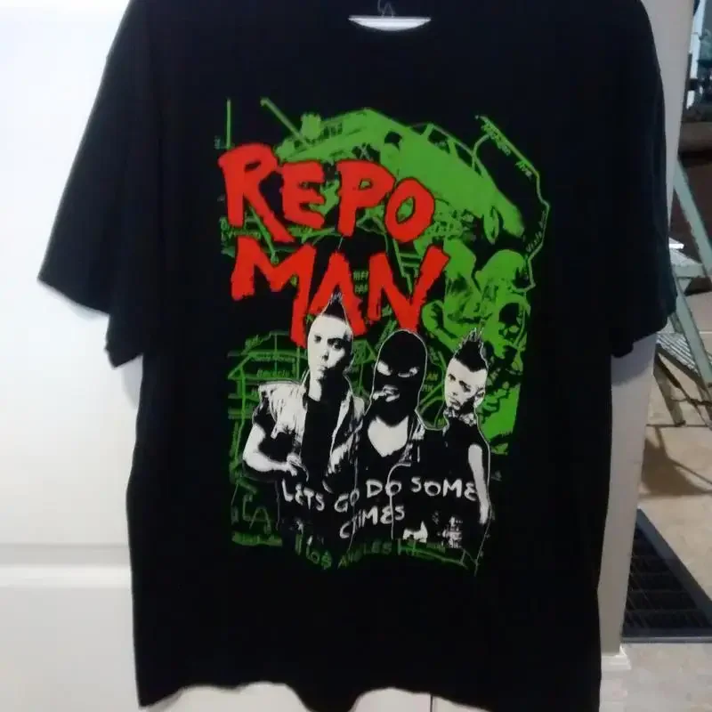 T-SHIRT REPO MAN ÉDITION LIMITÉE LET'S GO DO SOME CRIMES TAILLE XL!