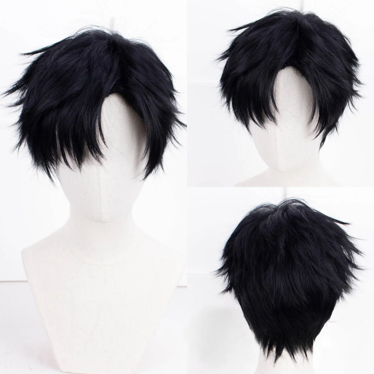 Anime Light and Night Carnival Cosplay Osborn Costume Wig Short Light Heat Resistant Synthetic Halloween Party Wigs image 2