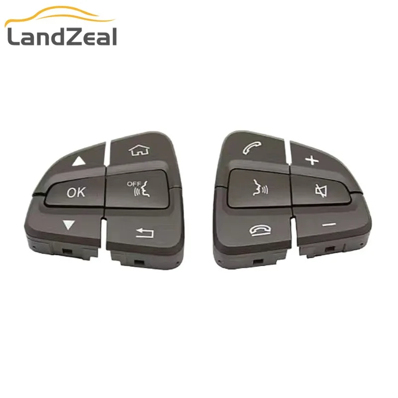 W205 Black/Silver/Moka Steering Wheel  Volume Phone Multi-Function Switch Buttons For Mercedes C GLC Class W205 14-18 W253 15-19 view 4