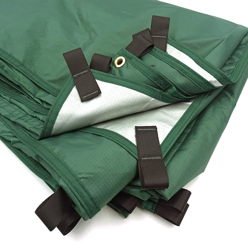 타프 서바이벌 태양 쉘터 쉐이드 캐노피, 야외 배낭 여행, 방수 캠핑 차양, 4x4m, 4x3m, 3x3m, 19 행잉 포인트 텐트 