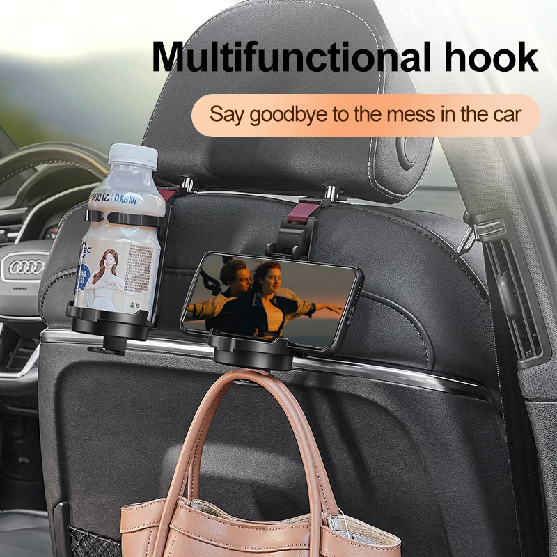 

Suitable for Infiniti Car Hooks, Seat Back Hooks, Multifunctional Cup Holders, Phone Holders, and Rear Car Storage Compartments