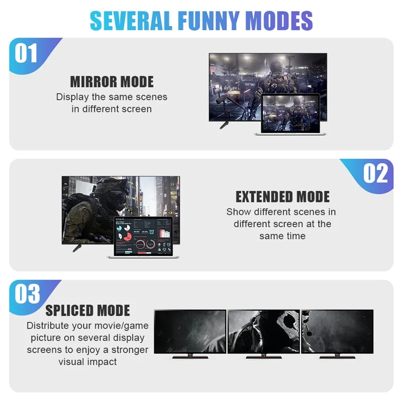 4K@60Hz HDMI-Kabel High-Speed HDMI 2.0 Kabel 18Gbps, HDR, Ethernet, ARC, 3D, HDCP 2.2, 2160p, 48 Bit für TV/HDTV/PS5/Xbox/Roku – Detail 8
